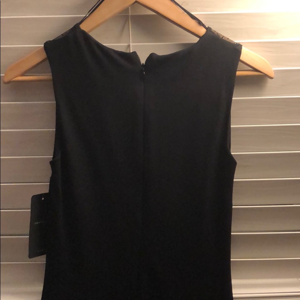 NWT Zara Trafaluc Women’s L black dress sheer top - Picture 6 of 8